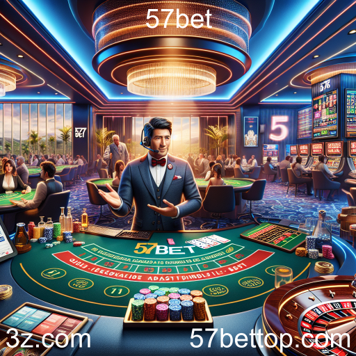 Experiência Imersiva com Dealer Ao Vivo no 57bet